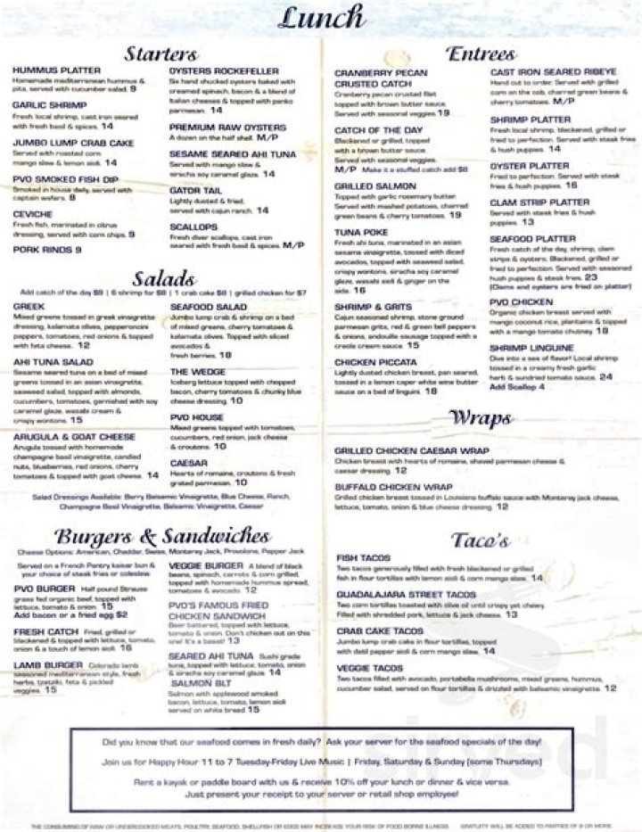 Discover the Delectable Delights of Palm Valley Outdoors Bar & Grill Menu