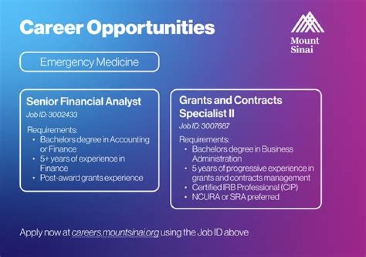 Exploring the Opportunities at Mount Sinai Careers