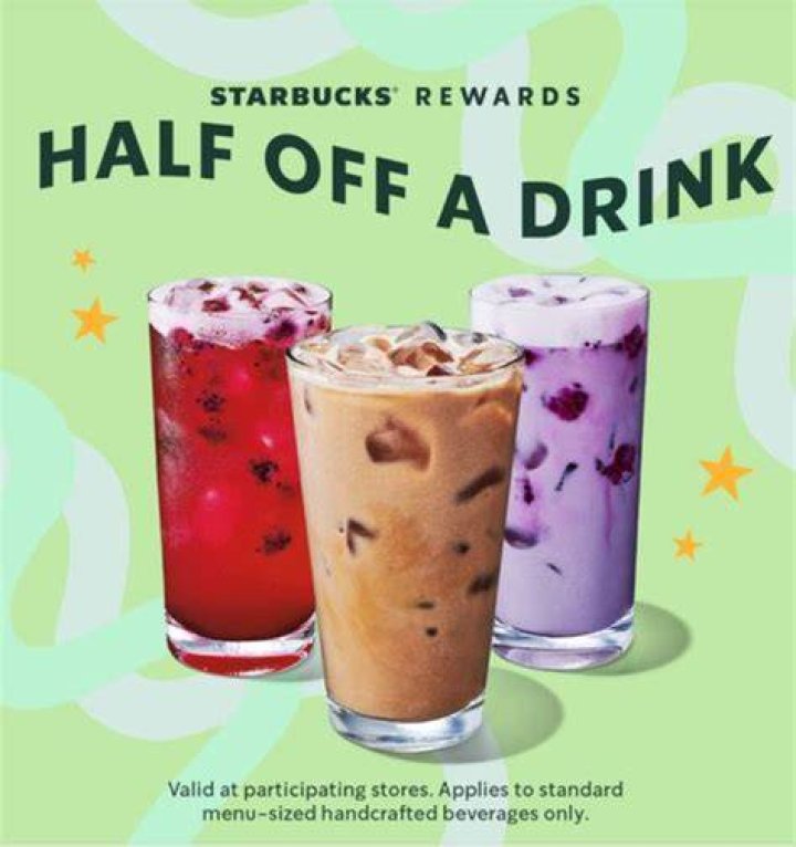 Find the Best Starbucks Half Off Drinks Deals Today