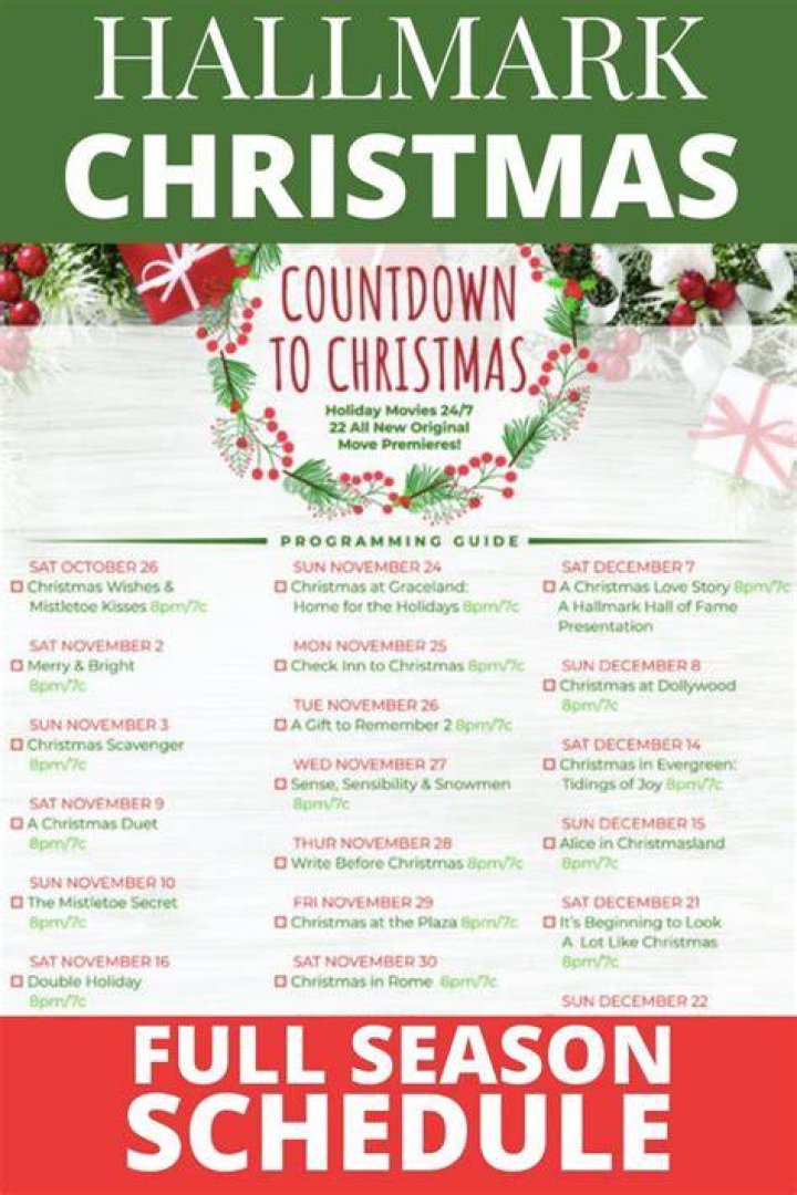 Hallmark Mysteries and Movies Schedule: Your Guide to Upcoming Releases