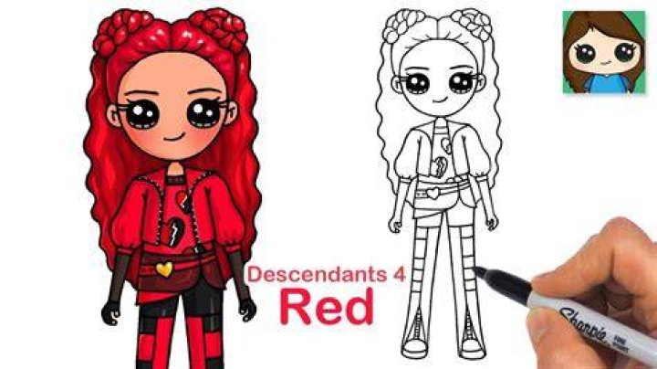 How to Draw Red Descendants 4: A Step-by-Step Guide