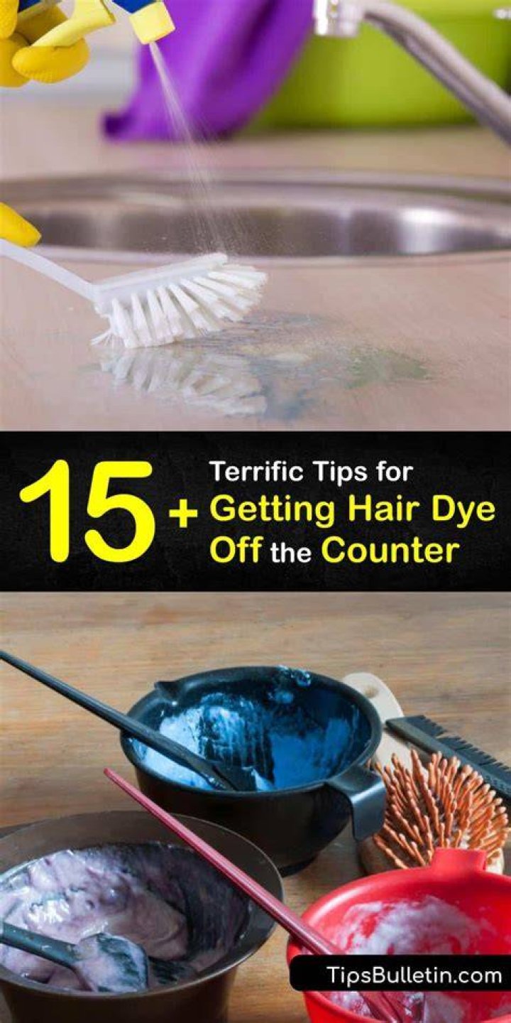 How to Get Hair Dye Off Counter: Effective Cleaning Tips