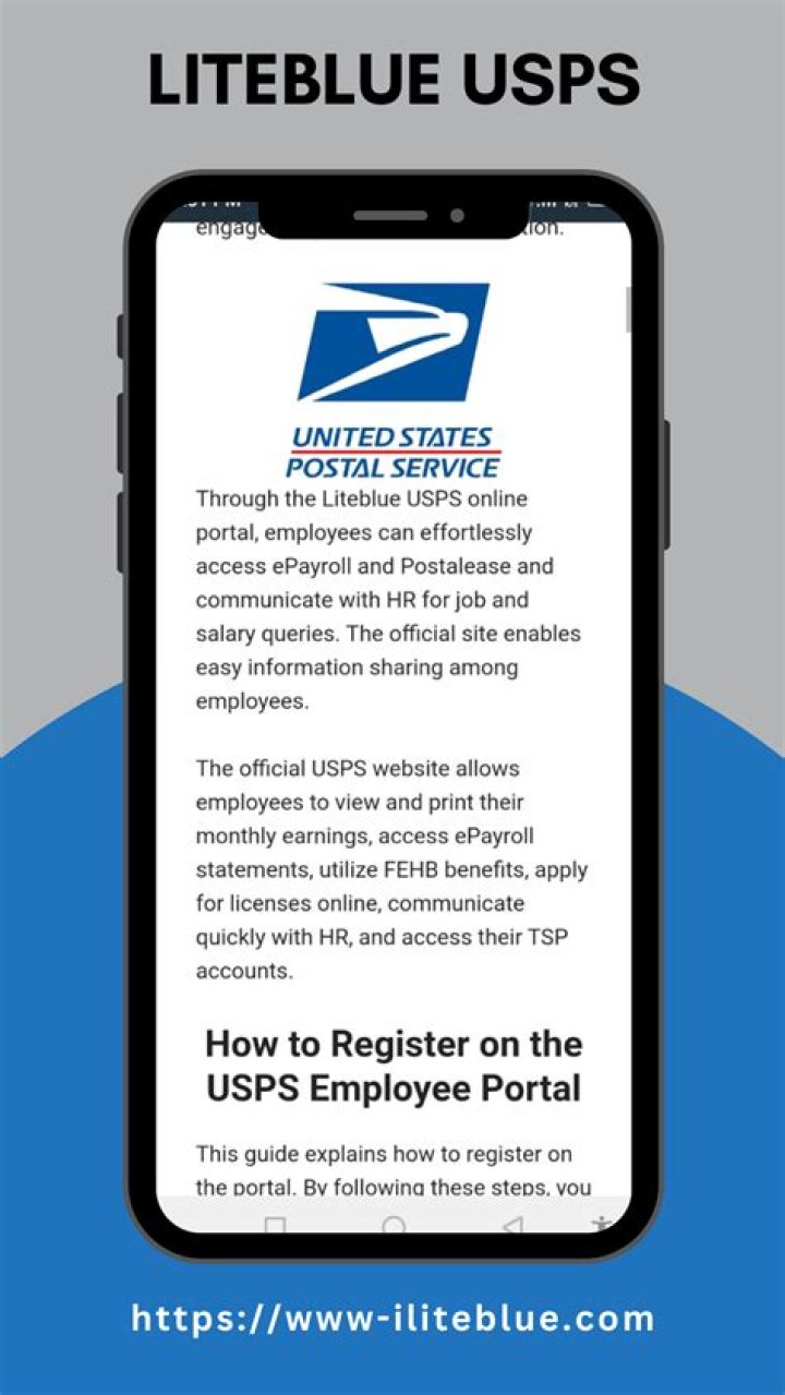 LiteBlue The Gateway to USPS Employee Information
