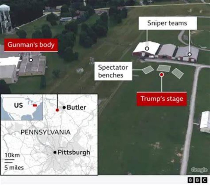 Map of Crooks shooting location