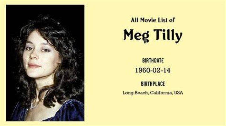 Meg Tilly Movies: A Journey Through the Filmography of a Talented Actress