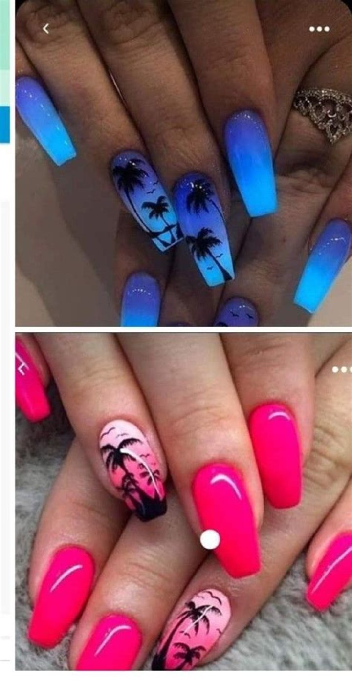 Palm Tree Nails: A Trendy Summer Nail Art Design