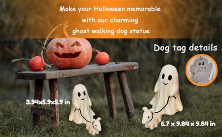 Spook-tacular Style: The Allure of Ghost Walking Dog Decoration