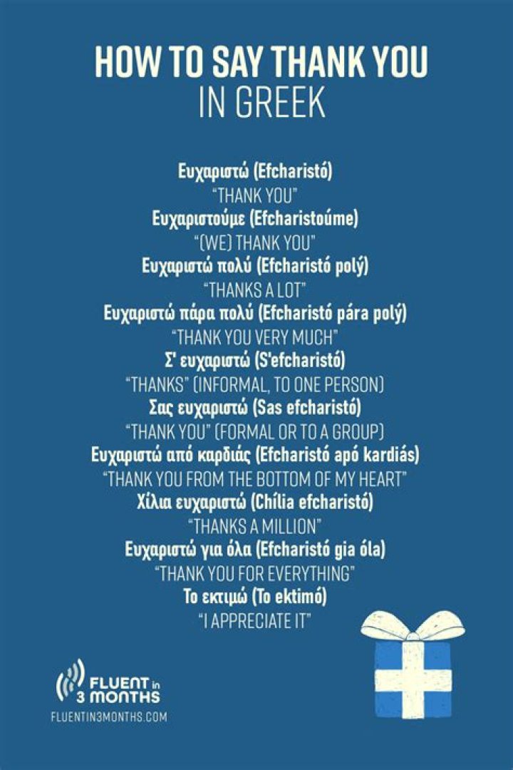 Thank You in Greek: A Comprehensive Guide to Expressing Gratitude
