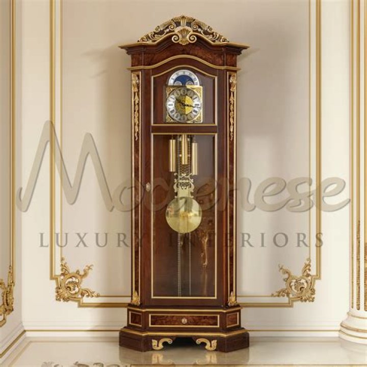 Timeless Elegance: The Grandfather Clock with 3 Balls