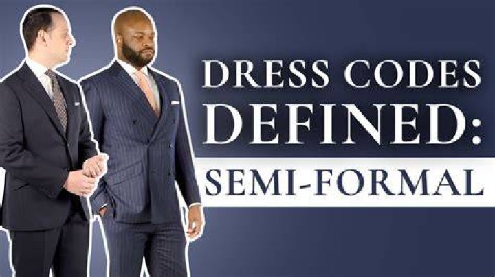 Understanding Formal and Semi-Formal Dress Codes: A Comprehensive Guide