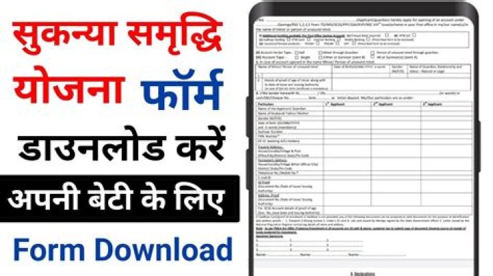Understanding Sukanya Samriddhi Yojana Form PDF: A Comprehensive Guide