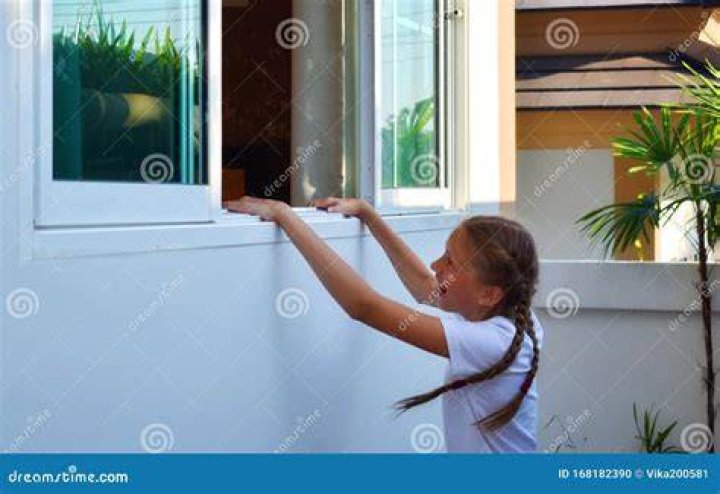 Unexpected Moments: Woman Climbs Through Window Loses Top