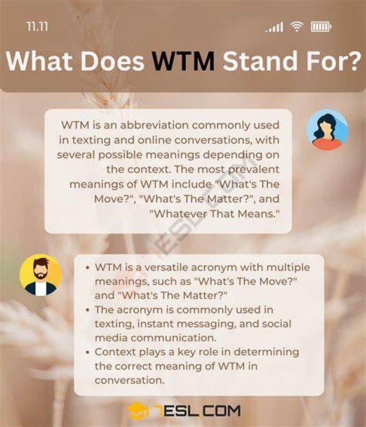 What Does WTM Mean in Texting? Understanding the Acronym in Modern Communication