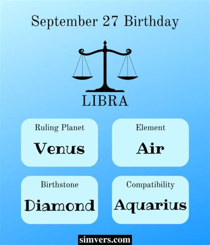 What Zodiac Sign is September 27?