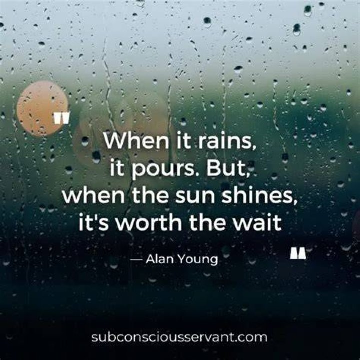 When It Rains It Pours: Navigating Life's Storms